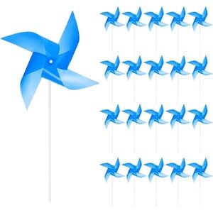 50 Blue Pinwheel Party Decorations​